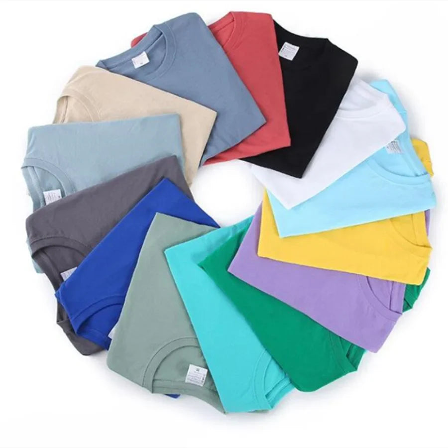 Premium Unisex 100% Cotton Tee – Classic Crewneck Daily Essential