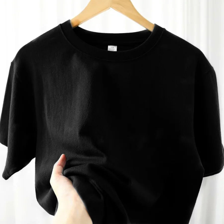 Premium Unisex 100% Cotton Tee – Classic Crewneck Daily Essential