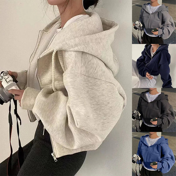 2024-Spring-Autumn-New-Insfleece-lined-Versatile-Cropped-Slims-Smooths-Silhouette-Zip-up-Warm-Navy-Blue.png