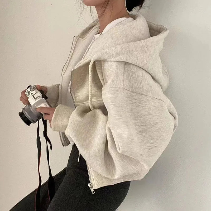 Cozy Zip-Up Hoodie for Women