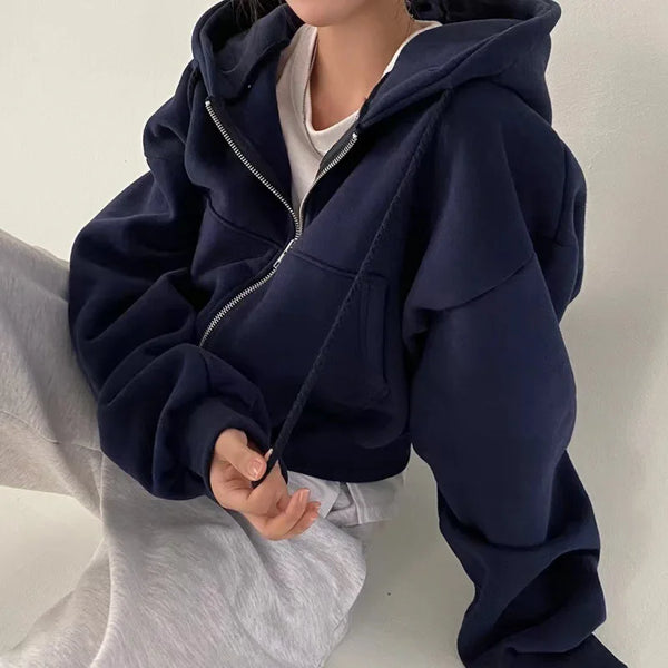 Cozy Zip-Up Hoodie for Women